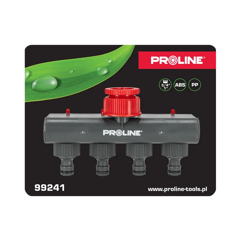 Conector Distribuitor cu 4 Robineti 1" - 3/4" / Blister
