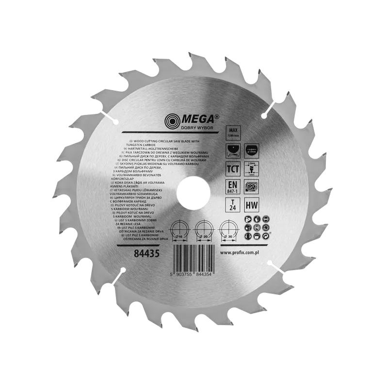 Disc Circular pentru Lemn cu Dinti Caliti 250MM / 24D.
