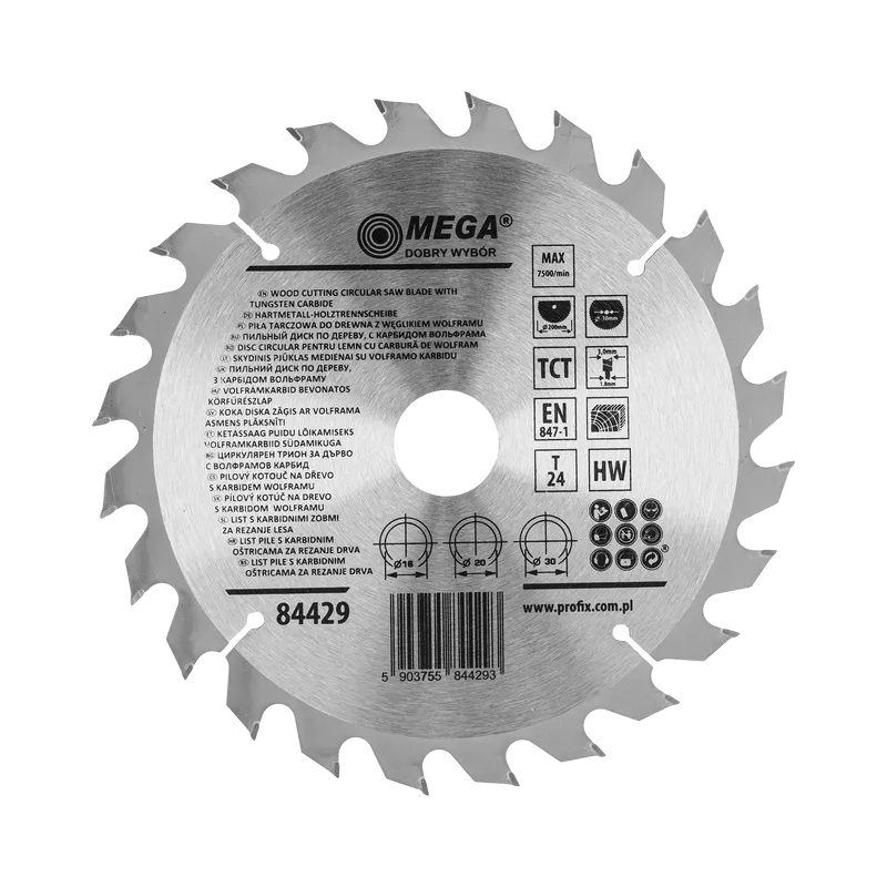 Disc Circular pentru Lemn cu Dinti Caliti 200MM / 24D.