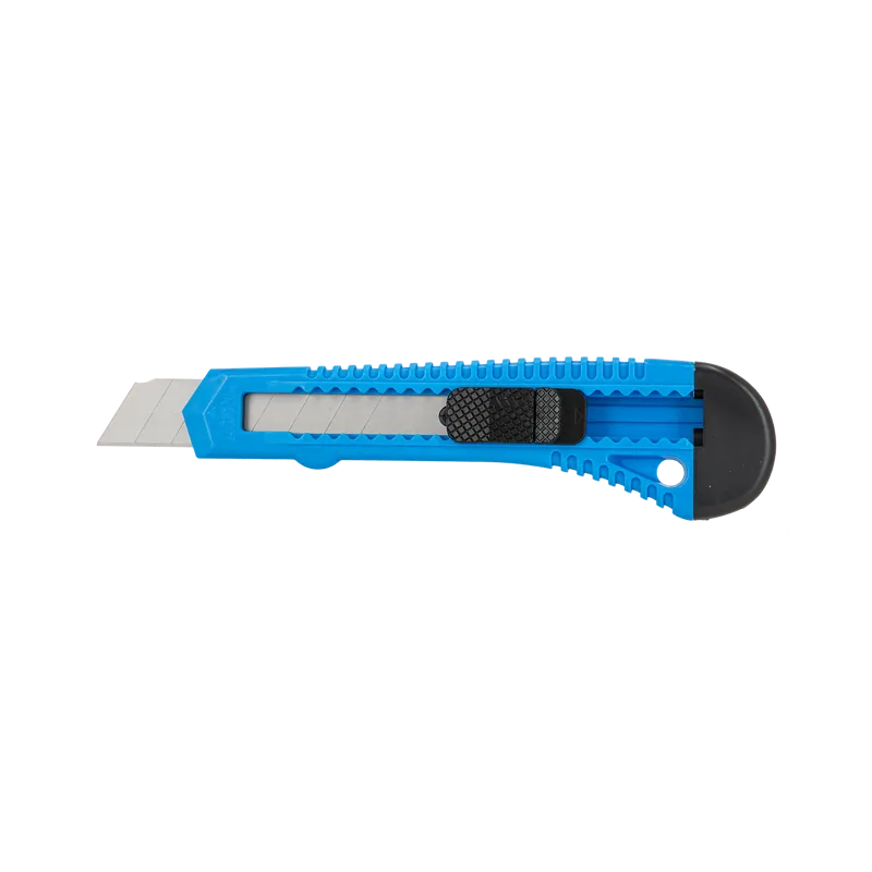 Set Cutter Plastic cu Buton Blocare cu 10 Lame - 18MM