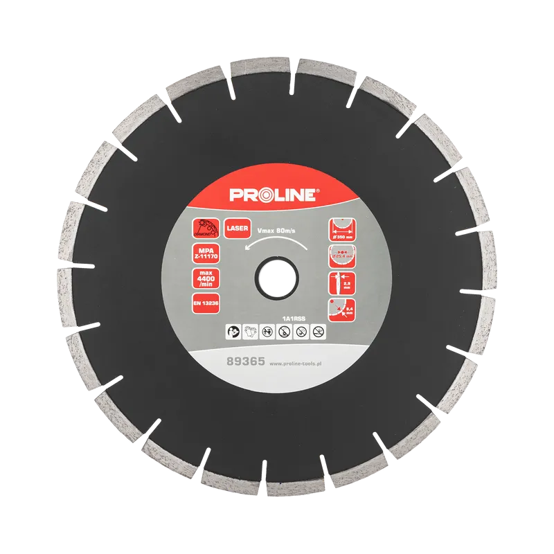 Disc Diamantat Segmentat Laser de Granit 350MM / 25.4MM