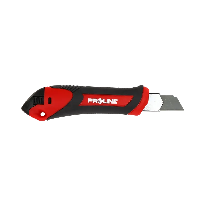 Cutter Plastic Cauciucat cu Buton Blocare - 18MM X 3