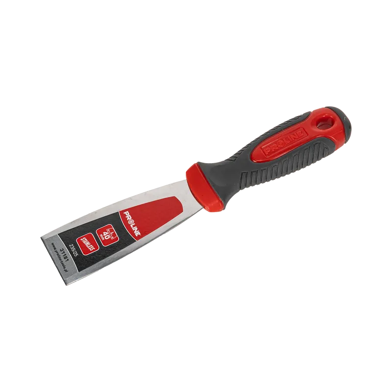 Spaclu Inox cu Maner Gumat 40MM