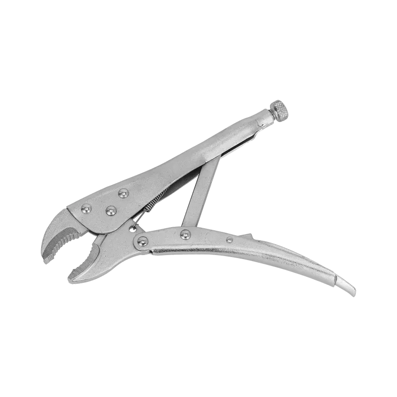Cleste Blocare Nichelat cu Cioc Rotunjit 180MM
