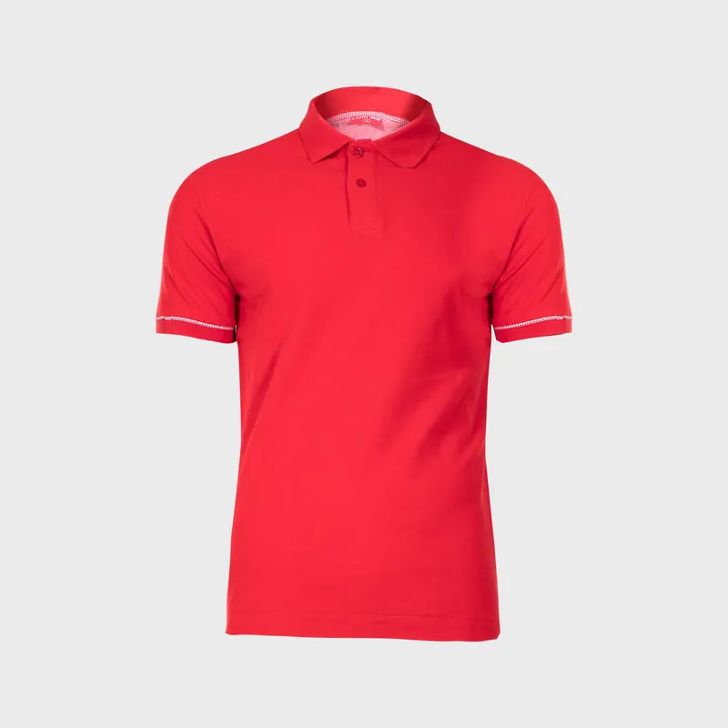 Tricou Bumbac Polo / Rosu - M