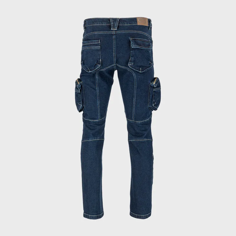 Pantalon Lucru Blug-Elastic / Alabastru - S