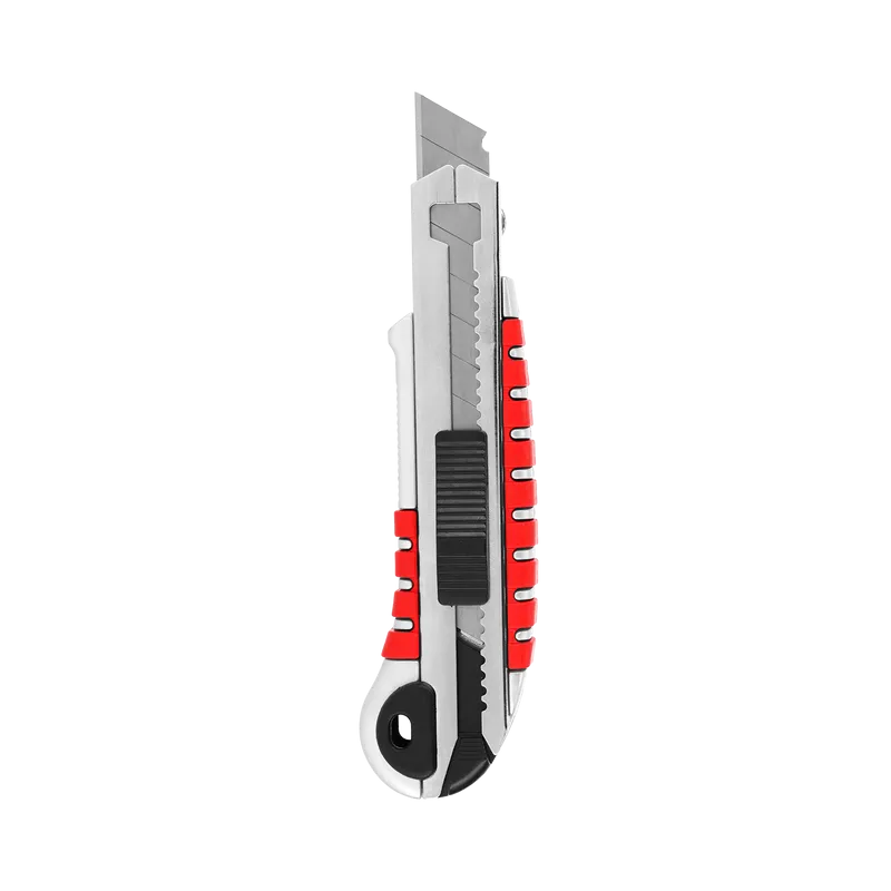 Cutter Plastic Cauciucat cu Buton Blocare - 18MM X 5