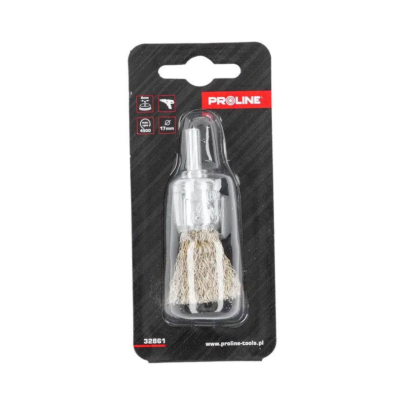 Perie Sarma Alama Tip Cupa Mica cu Tija 17MM