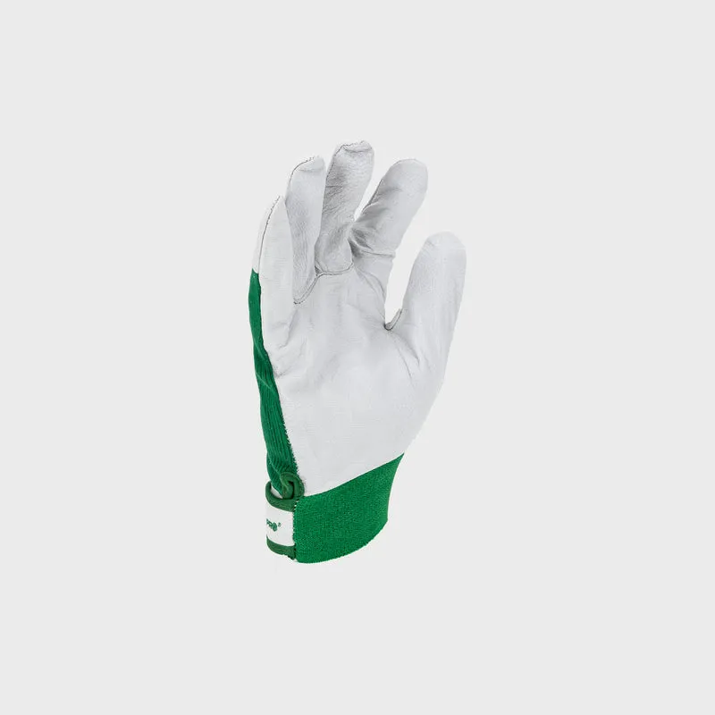 Manusa Elastan cu Palma Piele Ovina / Verde-Alb - 11