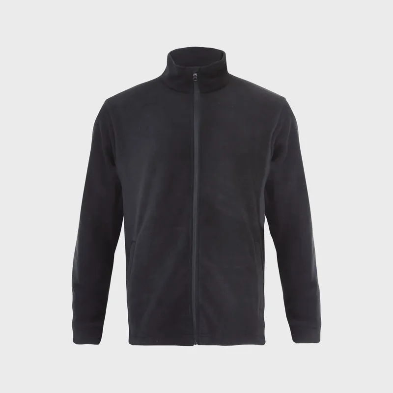 Jacheta Polar cu Buzunar Aditional / Negru - 2XL