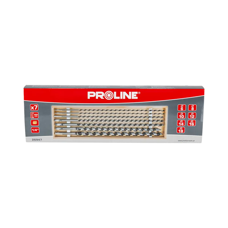 Set Burghie Lemn Sfredel 6-18MM  / 460MM - 7P.