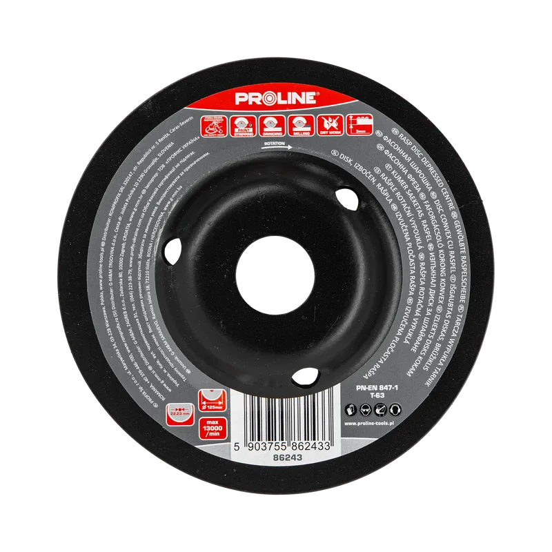 Disc Raspel Depresat / Fin - 125MM