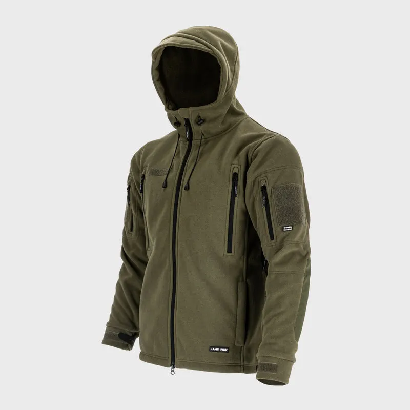 Jacheta Polar Impermeabila cu Gluga / Kaki - 2XL