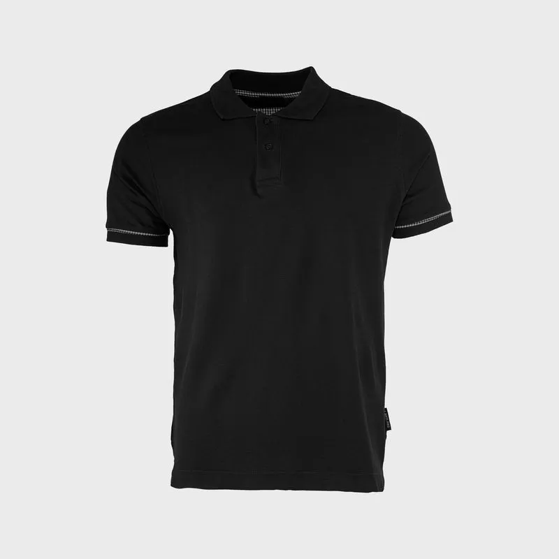 Tricou Bumbac Polo / Negru - S