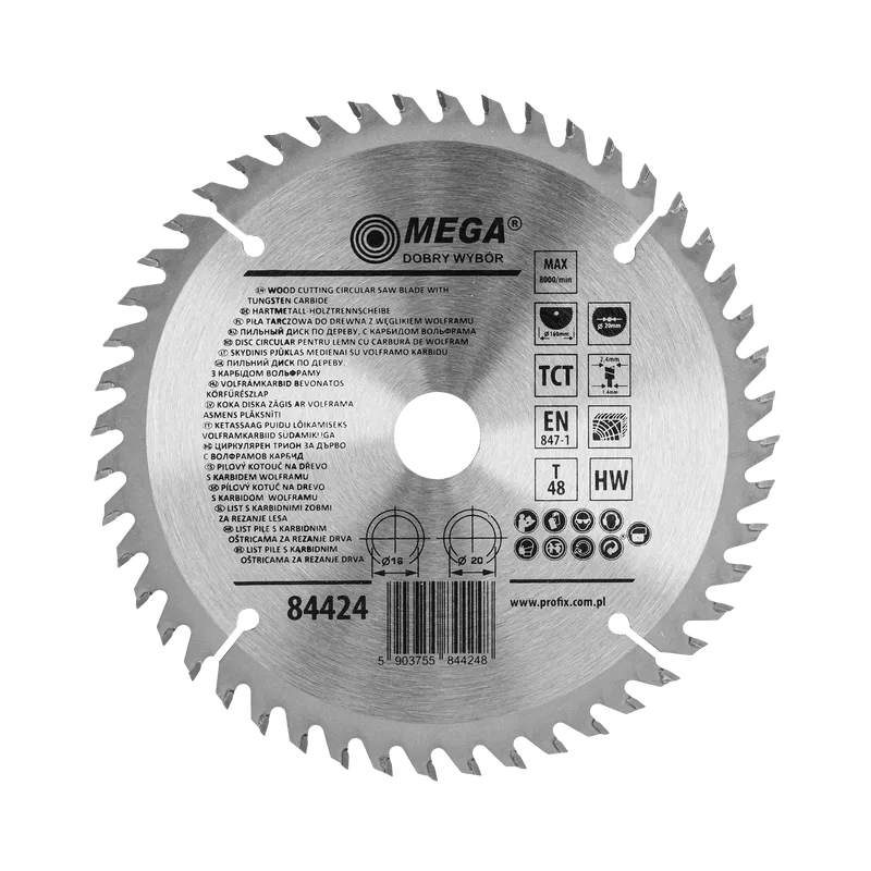 Disc Circular pentru Lemn cu Dinti Caliti 160MM / 48D.