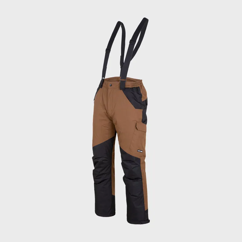 Pantalon Multifunctional cu Bretele / Maro - M