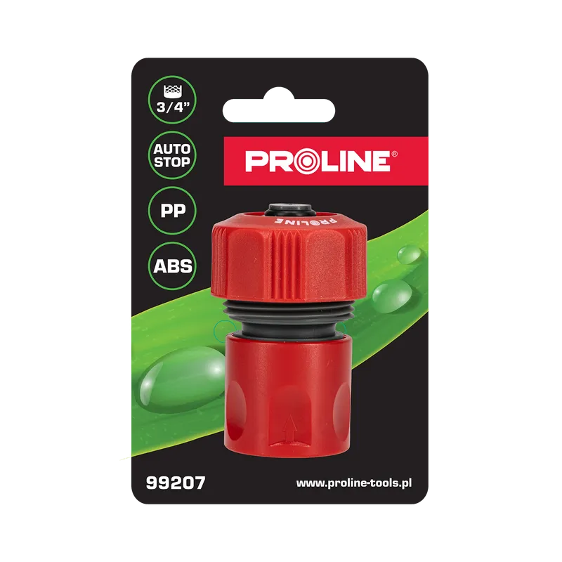 Cupla Rapida cu Stop 3/4" / Blister
