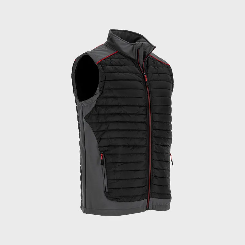 Vesta Matlasata / Negru-Gri - 2XL