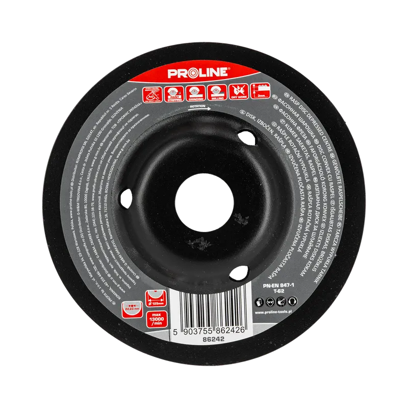 Disc Raspel Depresat / Mediu - 125MM