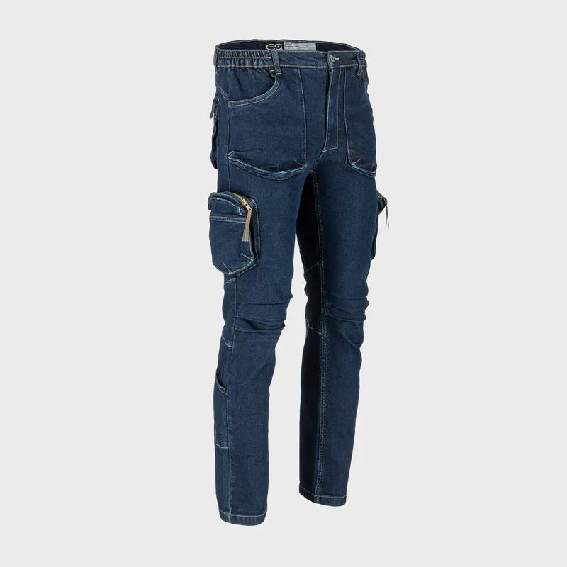 Pantalon Lucru Blug-Elastic / Alabastru - S