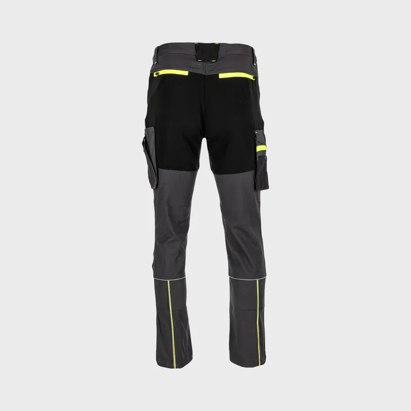 Pantalon Lucru Slim-Fit-Elastic Confortabil / Gri - M