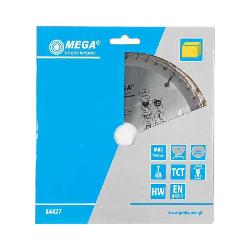 Disc Circular pentru Lemn cu Dinti Caliti 184MM / 48D.