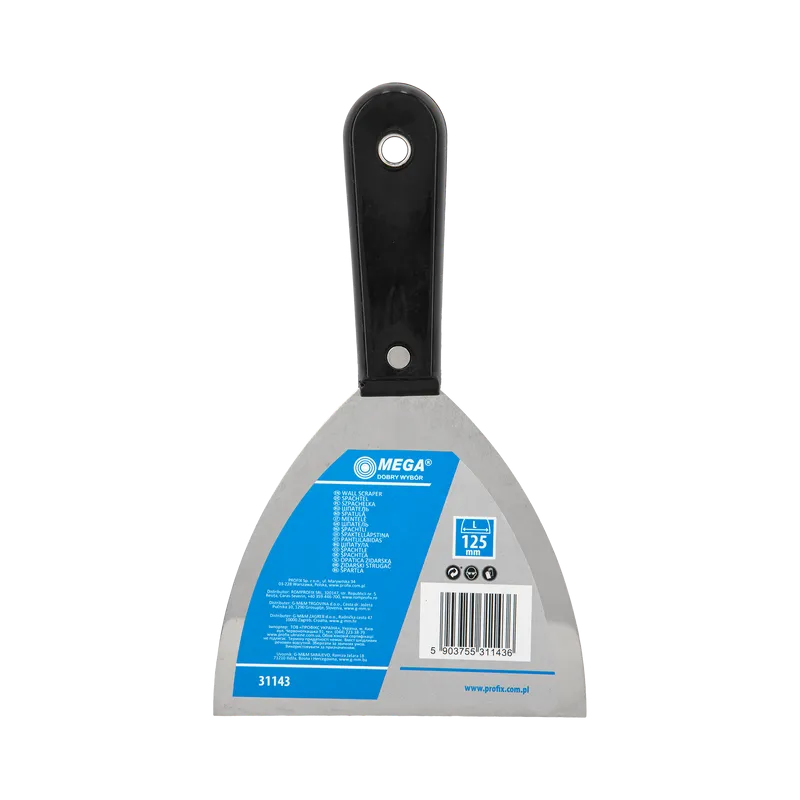 Spaclu cu Maner Plastic 125MM
