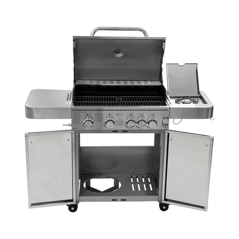 Grill Gaz Inoxidabil - 4+1 Arzatoare / 17.15KW