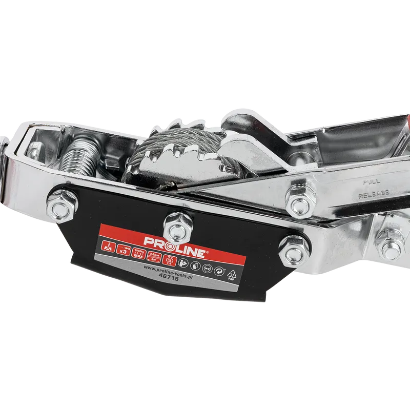 Troliu Manual cu Cablu Orizontal 1500KG / 3M