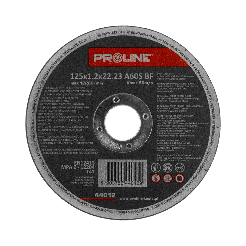Disc Debitare Inox 125X1.2MM / A60S