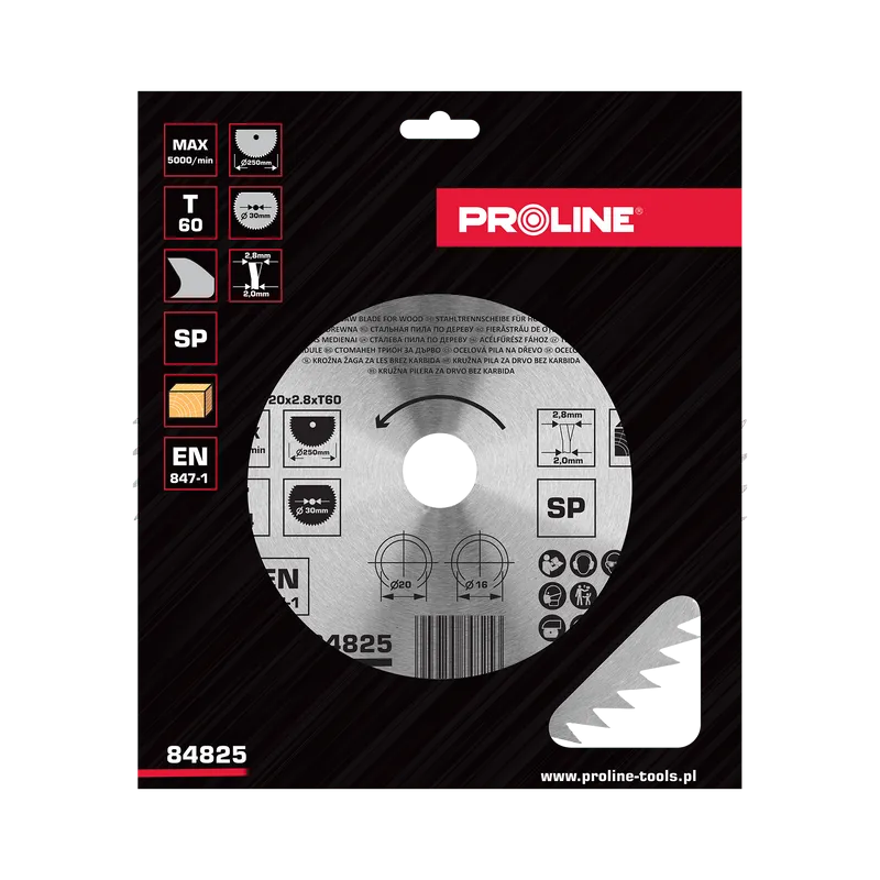 Disc Circular pentru Lemn 250MM / 60D.
