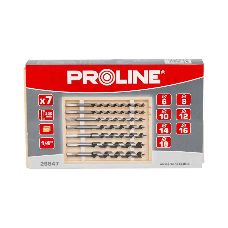 Set Burghie Lemn Sfredel 6-18MM  / 230MM - 7P.