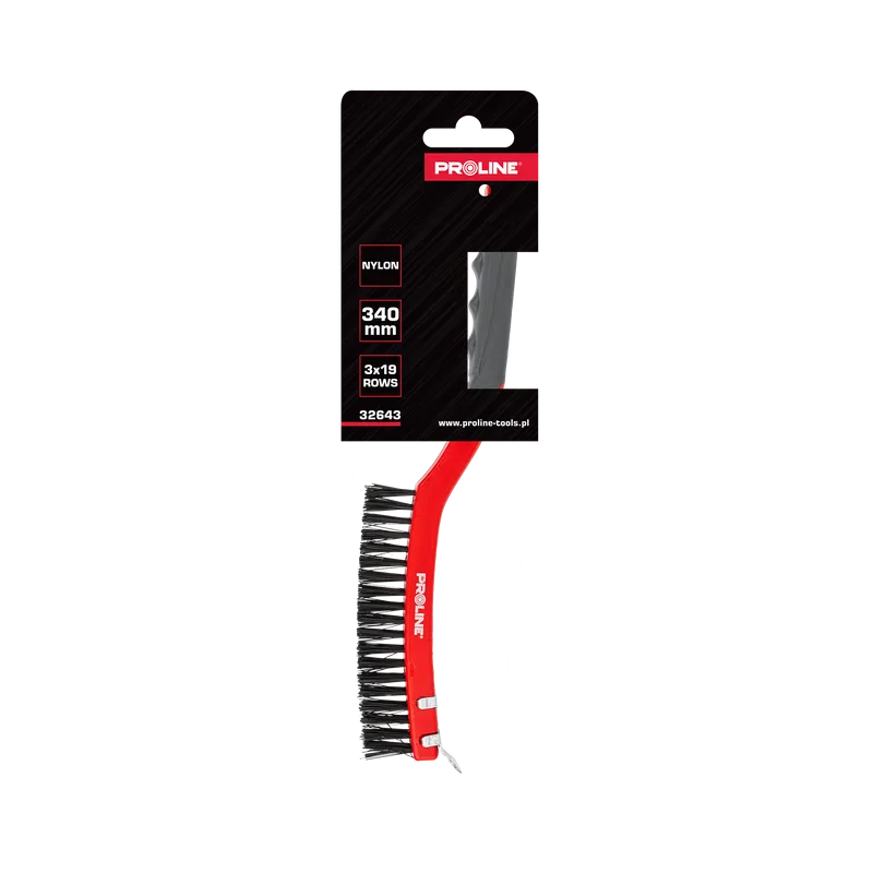 Perie Curatare cu Fire Plastic 3X19 Randuri - 340MM
