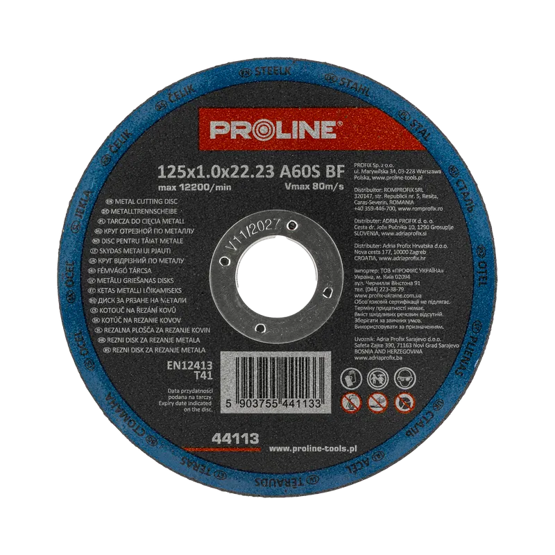 Disc Debitare Metal Extra Dur 125X1.0MM / A60S