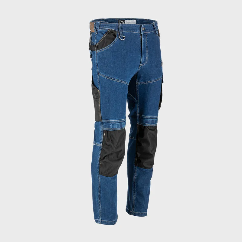 Pantalon Lucru Blug-Elastic Intarit / Alabastru - M