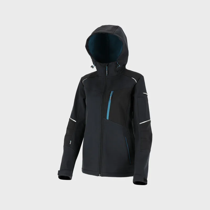 Jacheta Elastica cu Gluga (Dama) / Negru - L