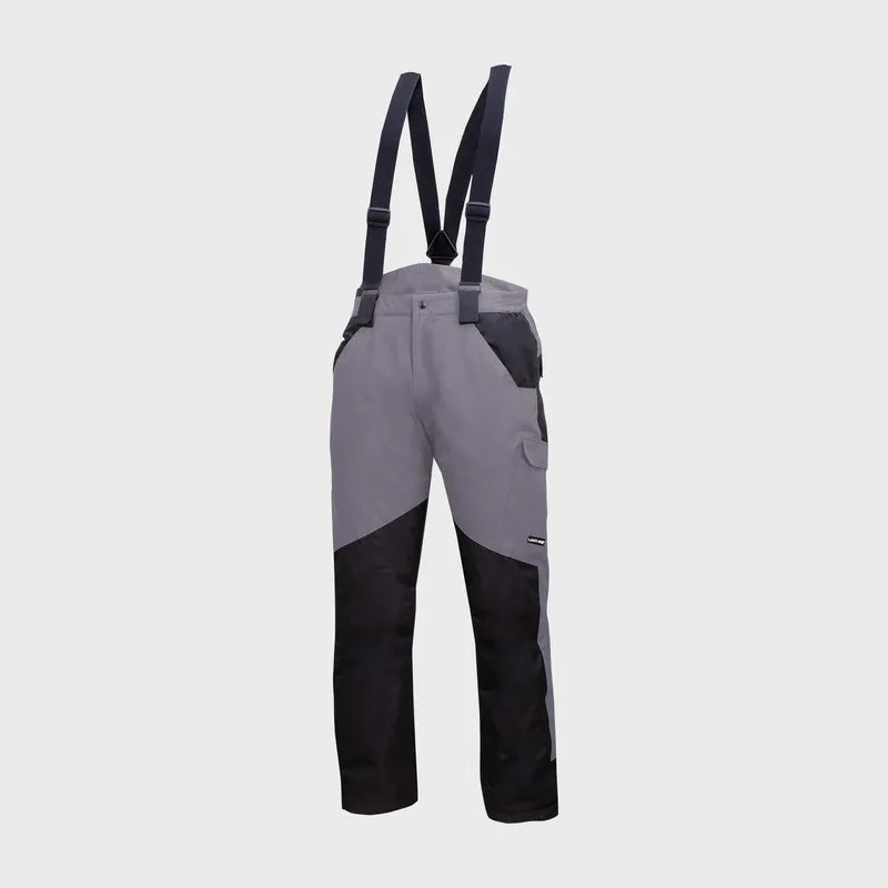 Pantalon Multifunctional cu Bretele / Gri - 2XL