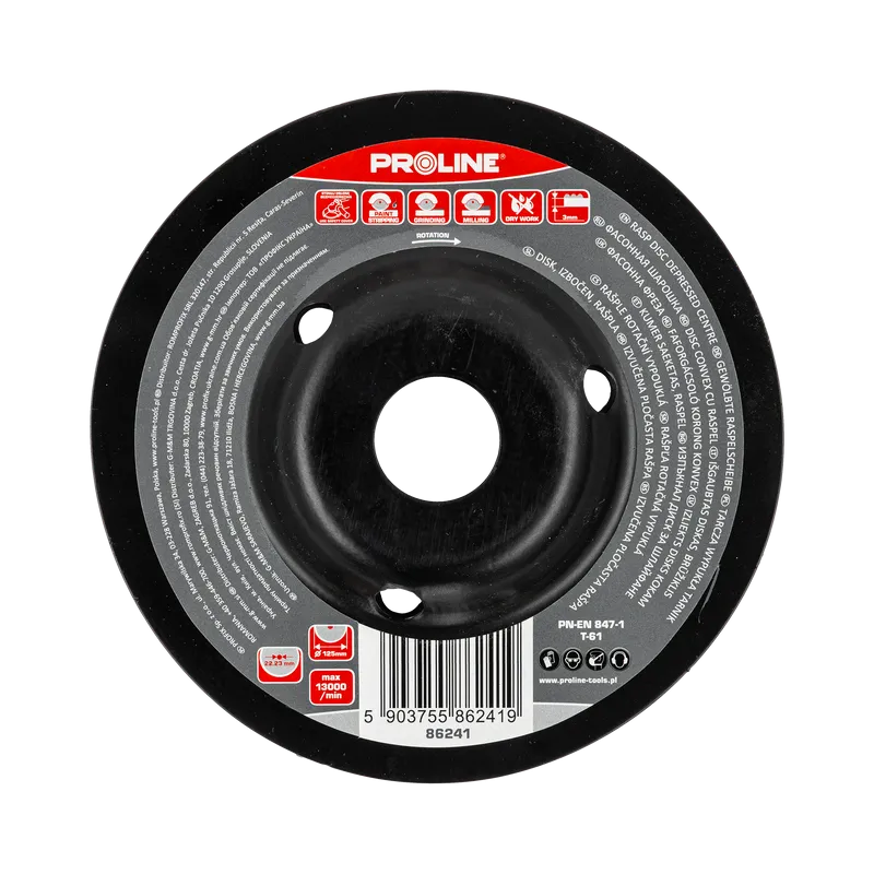 Disc Raspel Depresat / Aspru - 125MM