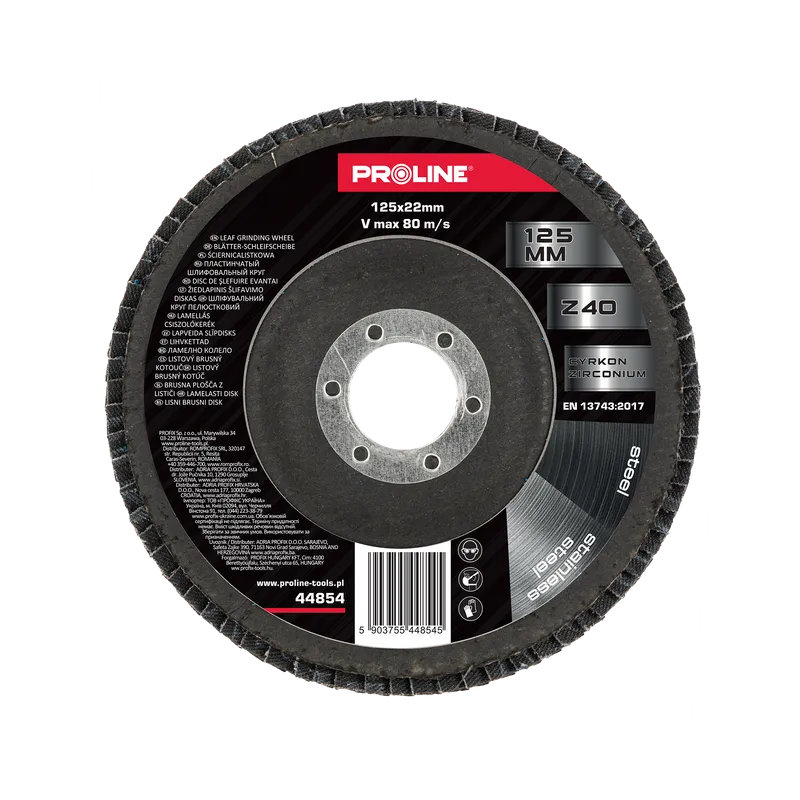 Disc Abraziv Lamelar cu Zirconiu 125MM - GR.40