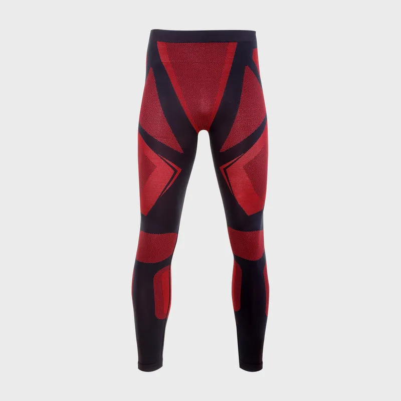 Pantalon de Corp Termoactiv / Negru-Rosu - 2/3XL
