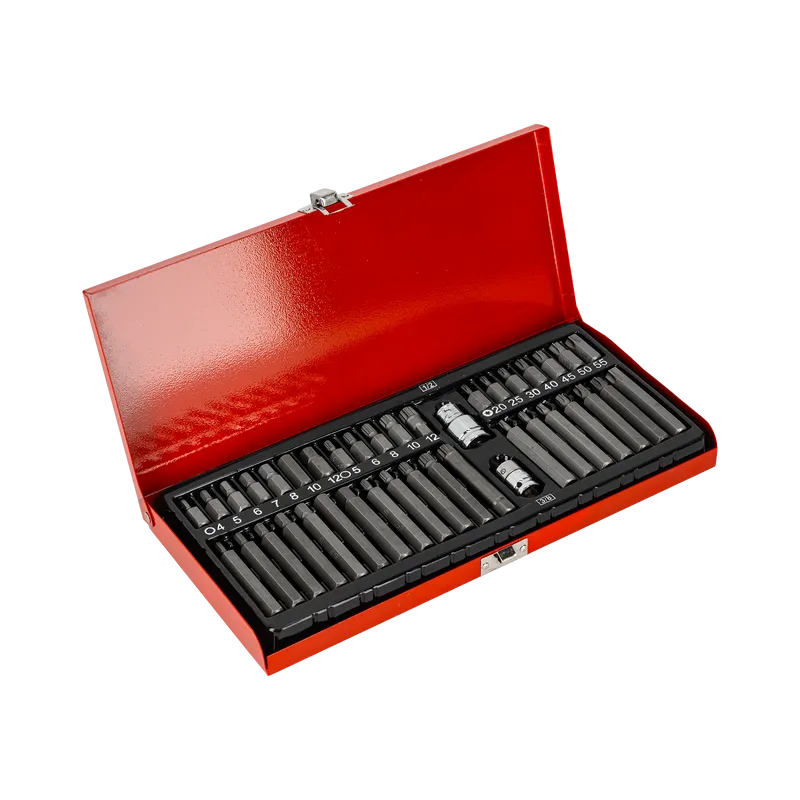 Set Varfuri Hexagonale/Canelate/Torx CR-VA S2 - 40P.