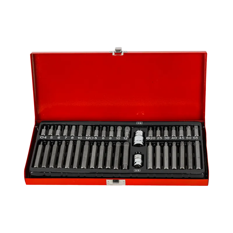 Set Varfuri Hexagonale/Canelate/Torx CR-VA S2 - 40P.