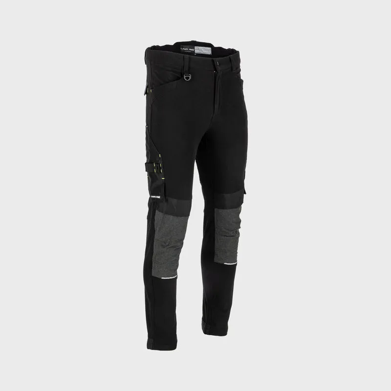 Pantalon Lucru Slim-Fit-Elastic Durabil / Negru - S