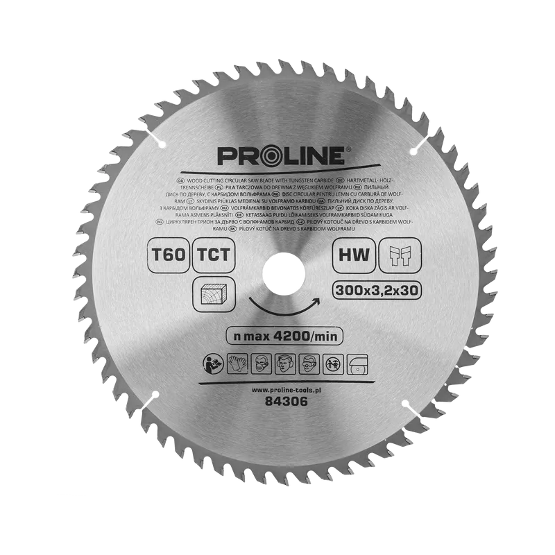 Disc Circular pentru Lemn cu Dinti Vidia 300MM / 60D.