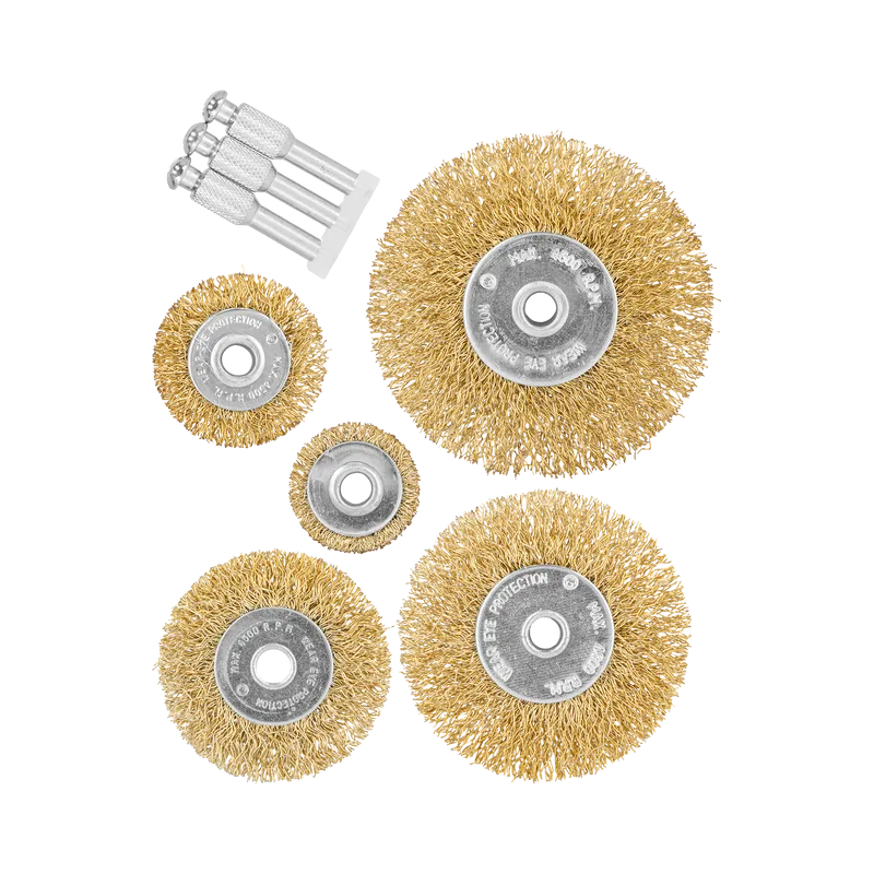 Set Perii Sarma Alama Tip Circular cu Tije - 8P.