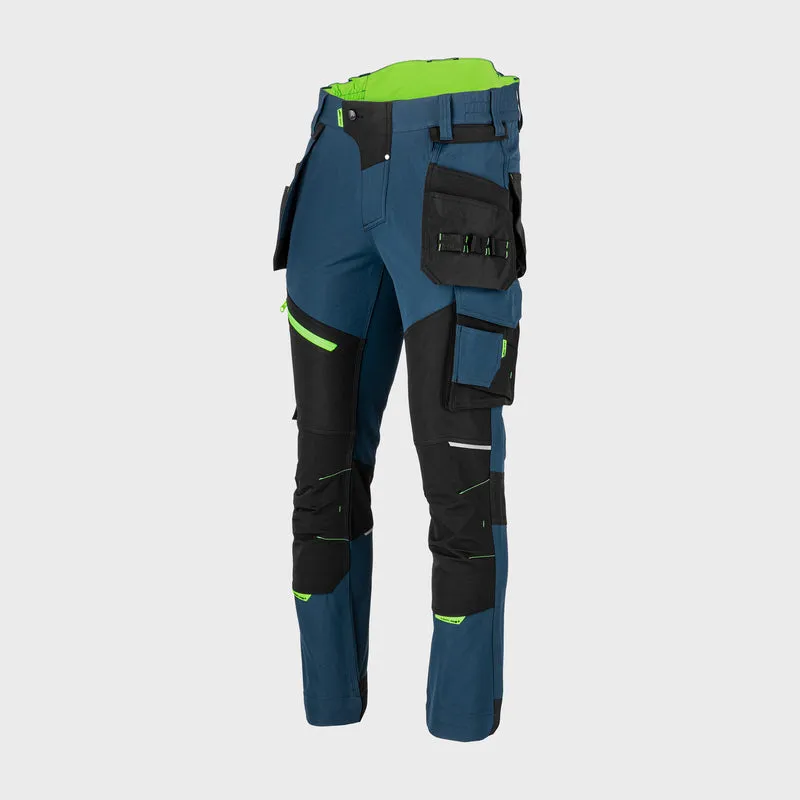 Pantalon Lucru Super-Flexibil / Albastru - L