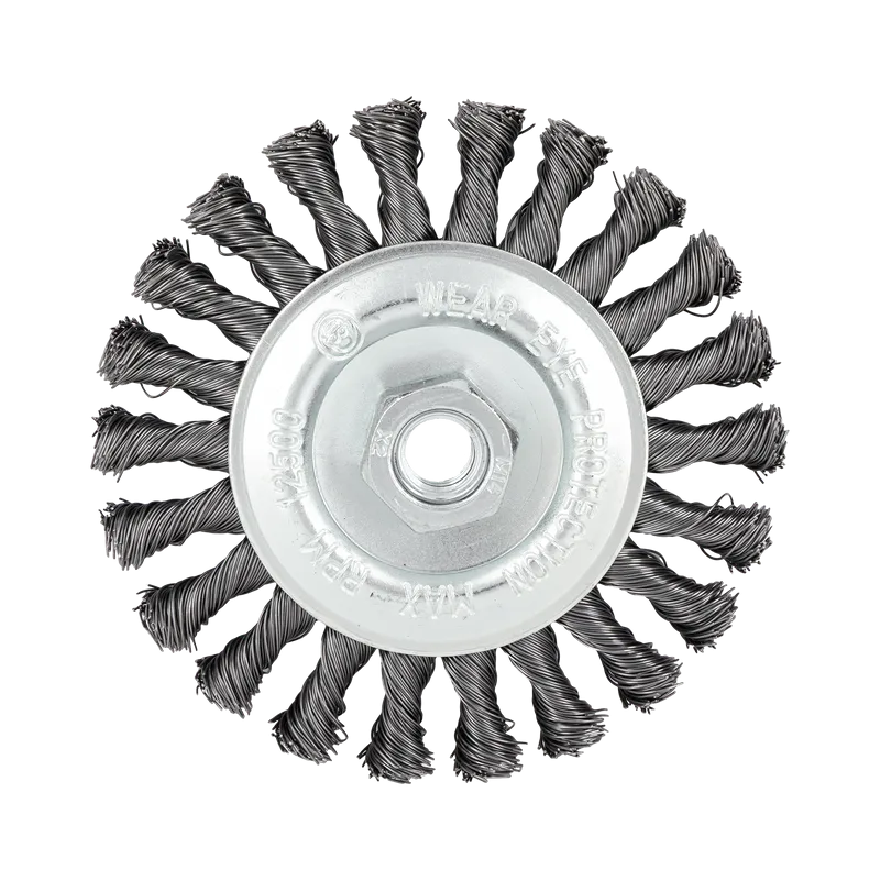 Perie Sarma Impletita Tip Circular cu Filet 125MM