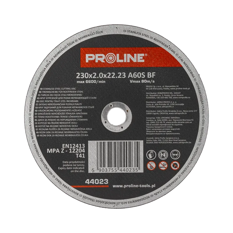 Disc Debitare Inox 230X2.0MM / A36S