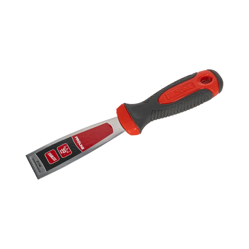 Spaclu Inox cu Maner Gumat 30MM