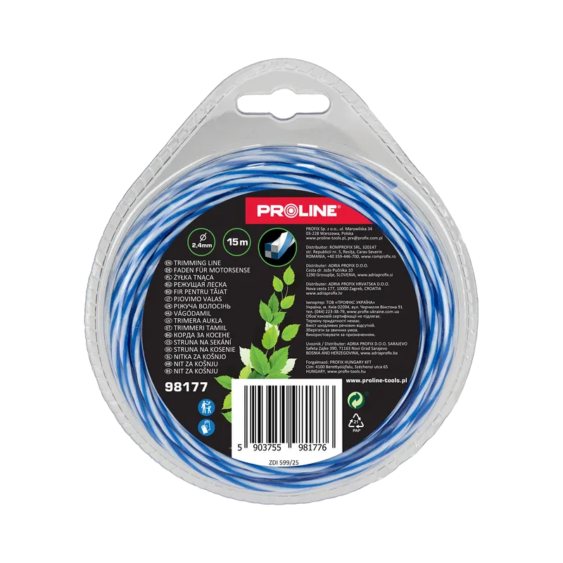 Fir Motocoasa Ranforsat - Carou-Rasucit 2.4MM / 15M